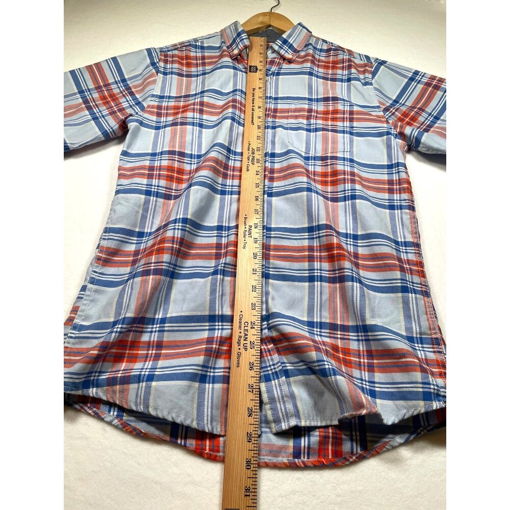 Original Weatherproof Vintage‎ Men's Plaid Short Sleeve Button Down Shirt Size S - Picture 7 of 9